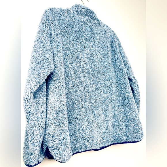 St. John's Bay Blue Fleece Jacket - Picture 4 of 6